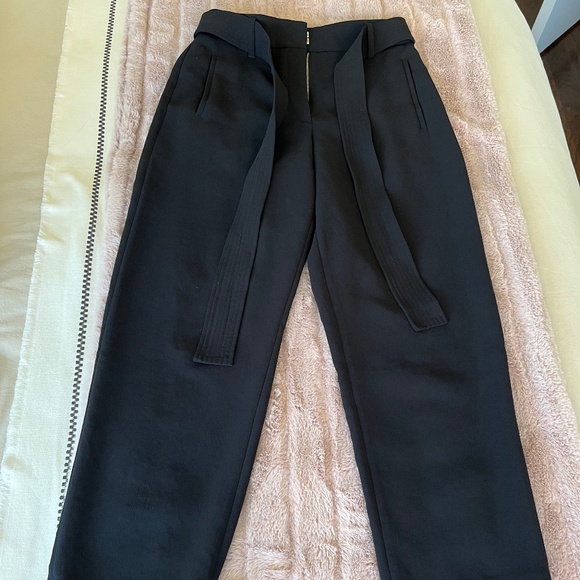 Wilfred Tie Front Pant Size 8 Black - Picture 2 of 5